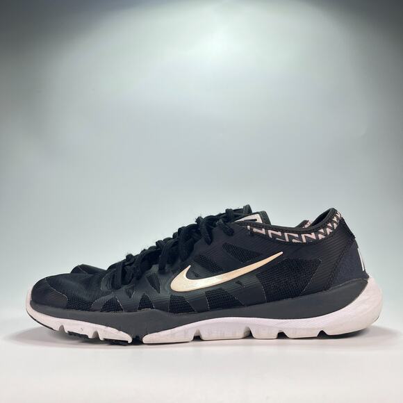 Nike Flex Supreme TR 3 Black White Lace Training Shoes Women's Size 11 Men's 9.5 - Picture 4 of 10